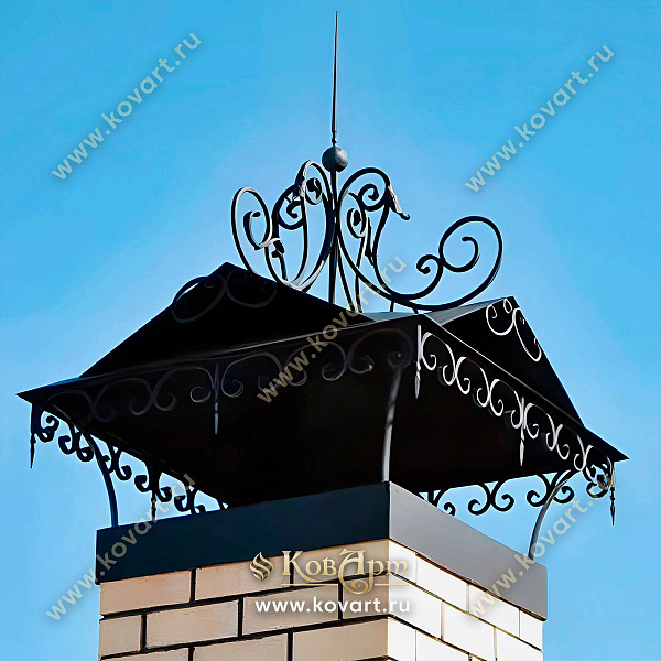 Кованые надымники