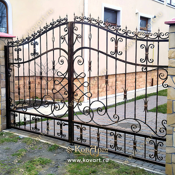 Кованые ворота