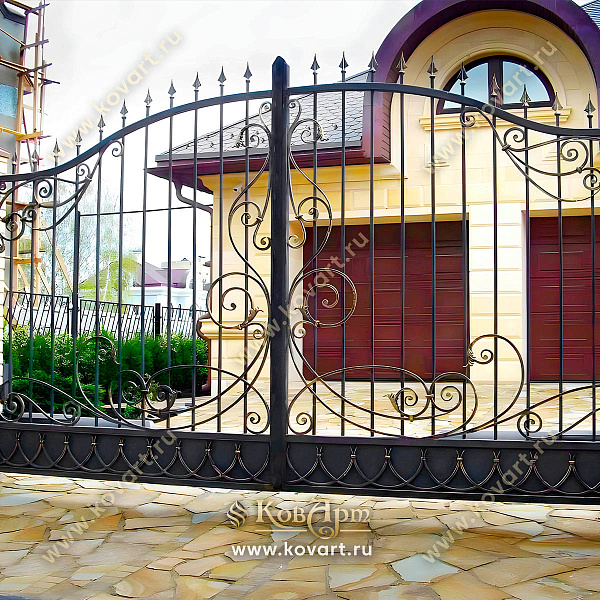 Кованые ворота