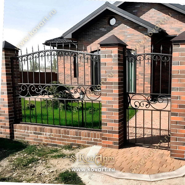 Кованые ворота