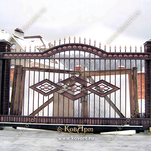 Кованые ворота