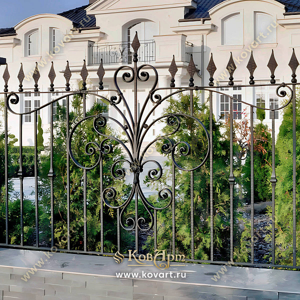 Кованые заборы