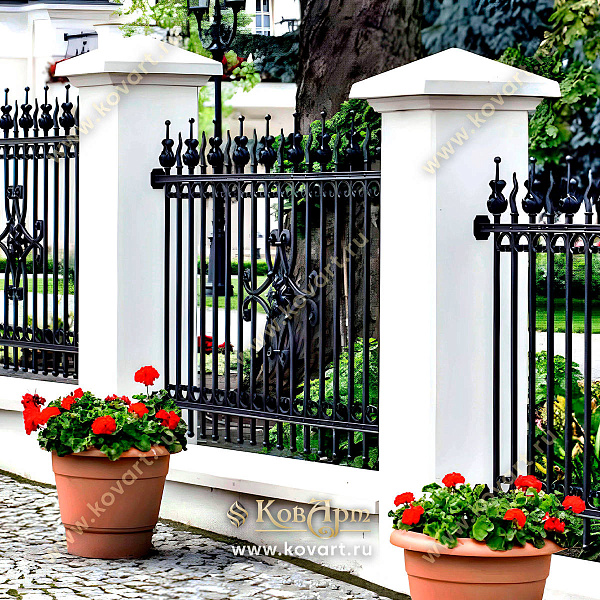 Кованые заборы