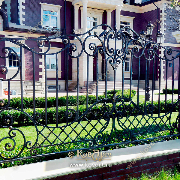 Кованые заборы