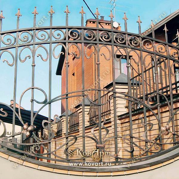 Кованые заборы