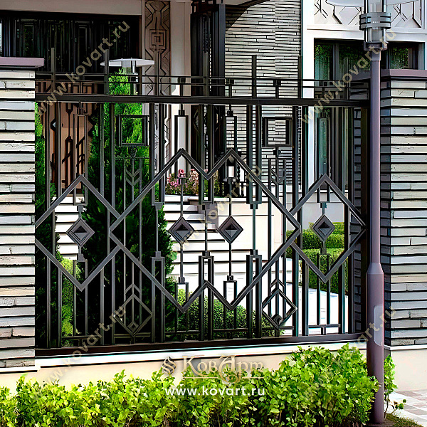 Кованые заборы