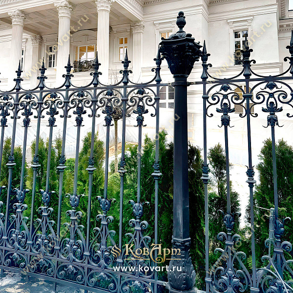 Кованые заборы