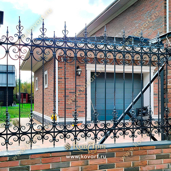 Кованые заборы