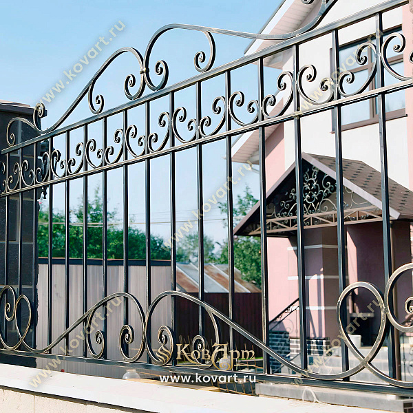 Кованые заборы