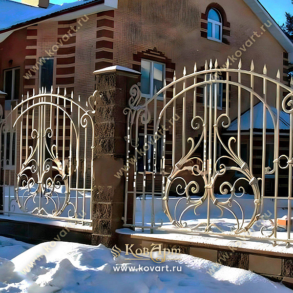 Кованые заборы
