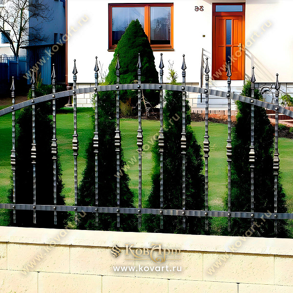 Кованые заборы