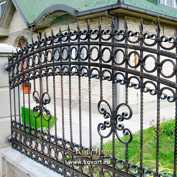 Кованые заборы