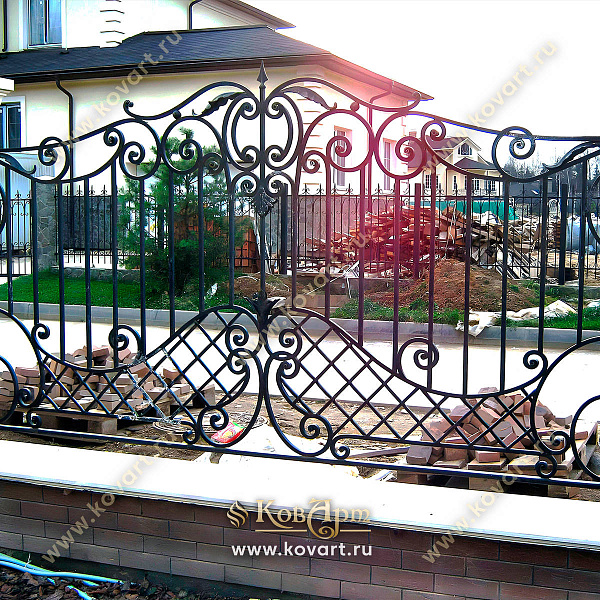 Кованые заборы