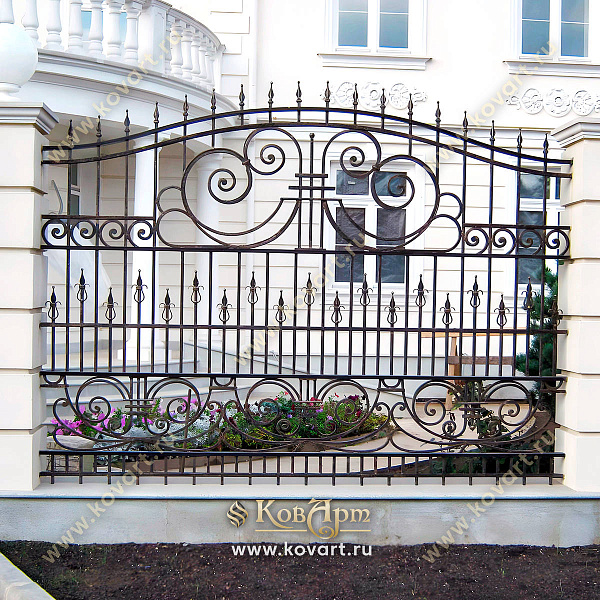 Кованые заборы