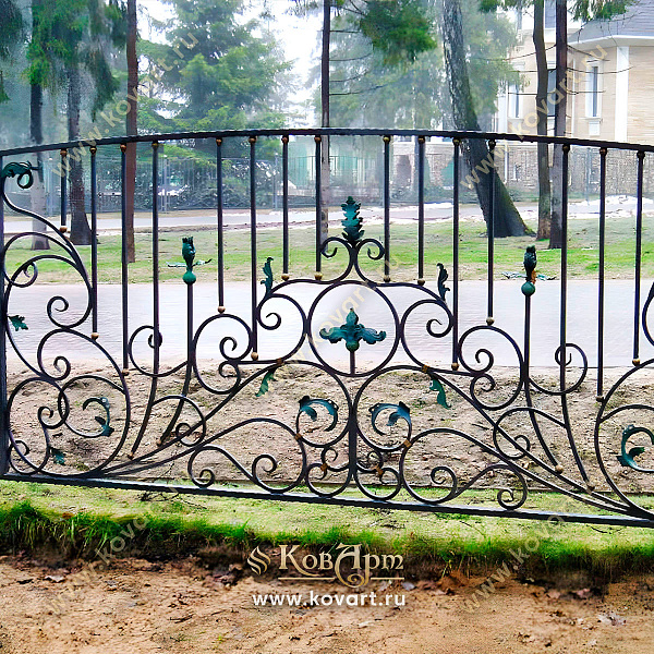 Кованые заборы
