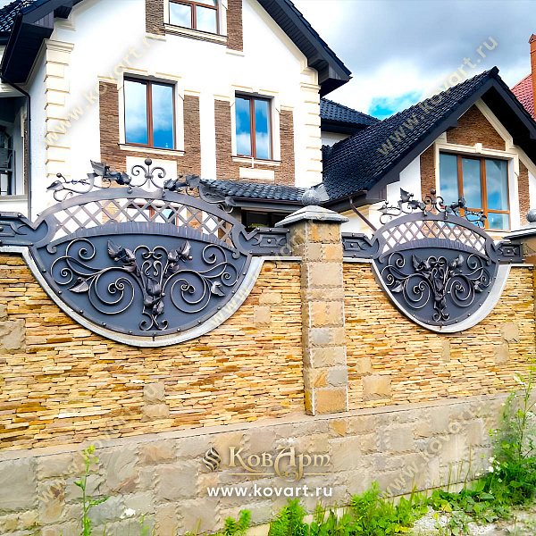 Кованые заборы