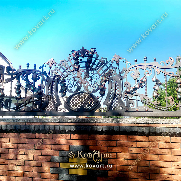 Кованые заборы