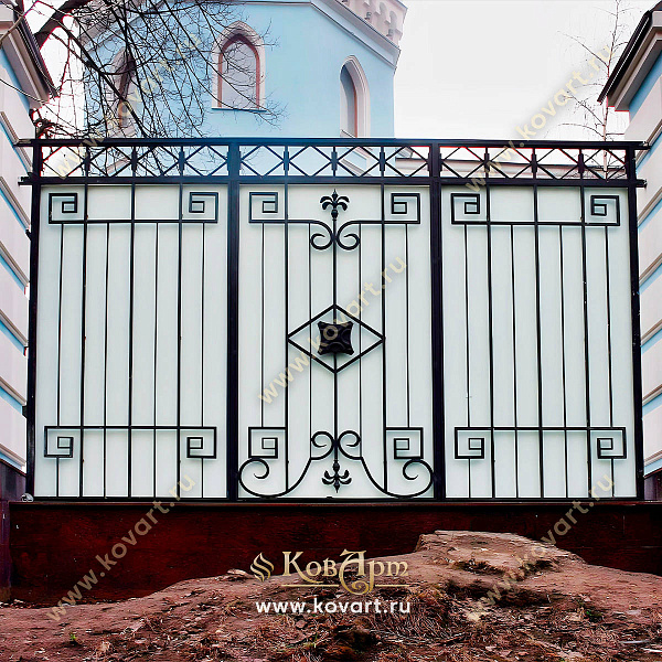 Кованые заборы