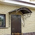 Классический кованый козырек с патиной Код: КО-62/64
