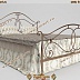 Коричневая кованая кровать для спальни АРТ: 3041/14