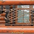 Коричневые кованые перила для деревянного дома Код: ЛП-089/80