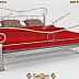 Кованая белая кровать в стиле Прованс АРТ: 3049/13