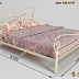 Кованая белая кровать в стиле Прованс АРТ: 3049/14