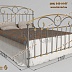 Кованая кровать с золотыми элементами АРТ: 3033/18