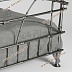 Кованая кровать в технике Бамбук АРТ: 3052/10
