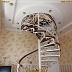 Кованая лестница белого цвета Код: КЛ-04/100