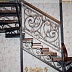 Кованая лестница коричневого цвета Код: КЛ-28/85