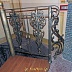 Кованая лестница с деревянными ступенями Код: КЛ-01/91