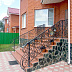 Кованое крыльцо для кирпичного дома Код: КРЦ-43/70