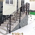 Кованые наружные перила Код: ЛП-0138/75