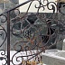 Кованые наружные перила Код: ЛП-0138/84