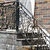 Кованые перила для наружных лестниц Код: ЛП-214/82