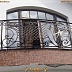 Кованые пузатые балконы для загородного дома Код: БО-036/70