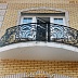 Кованый выпуклый балкон для улицы Код: БО-05/74