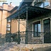 Козырек с коваными столбами Код: КО-07/65