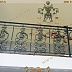 Лестница кованая в частном доме на второй этаж Код: КЛ-06/90