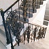 Лестница с коваными перилами ручной работы Код: ЛП-024/78