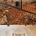 Металлические перила с элитными коваными столбами Код: ЛП-035/79