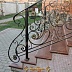 Перила кованые для лестницы на улице Код: ЛП-0122/71