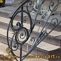 Кованый козырек для коттеджа Код: КО-10/93