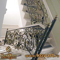 Кованые ограждения для коттеджа Код: БО-075/135