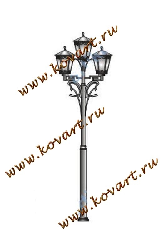 Эскизы кованых фонарей