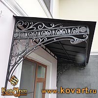 Кованые держатели деревянного поручня Код: ЛП-186/87