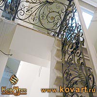 Кованые держатели деревянного поручня Код: ЛП-186/78