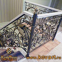 Кованые держатели деревянного поручня Код: ЛП-186/82