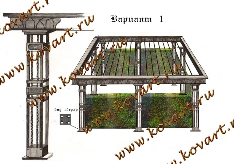 Эскизы ландшафтных изделий